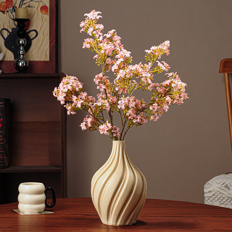 American Vintage Ceramic Flower Vase Home Decor
