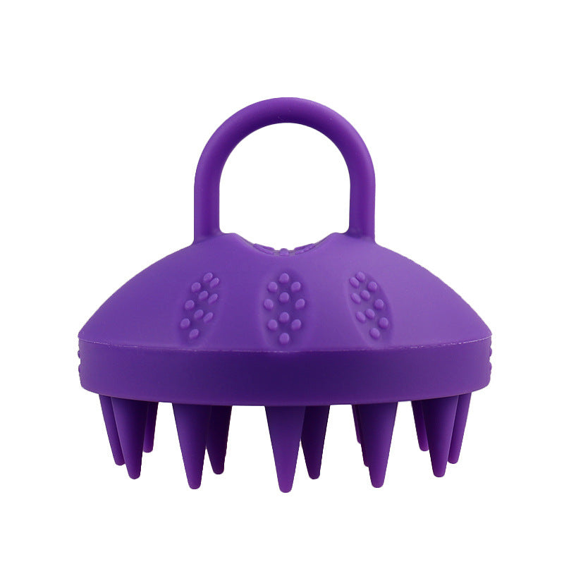 Scalp cleansing massage shampoo comb