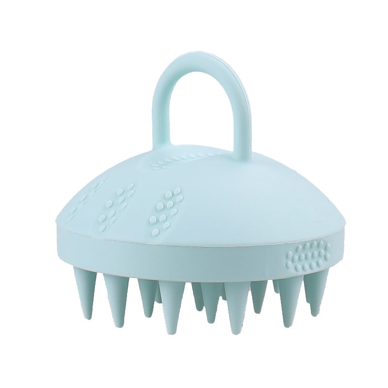 Scalp cleansing massage shampoo comb