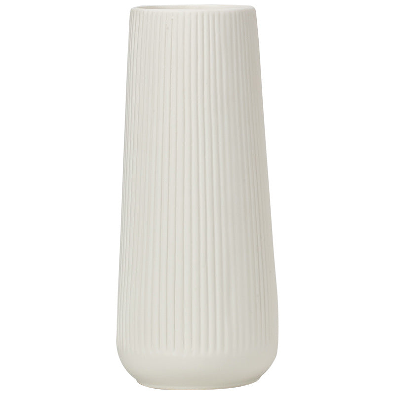 Nordic White Hydroponic Flower Vase Decor