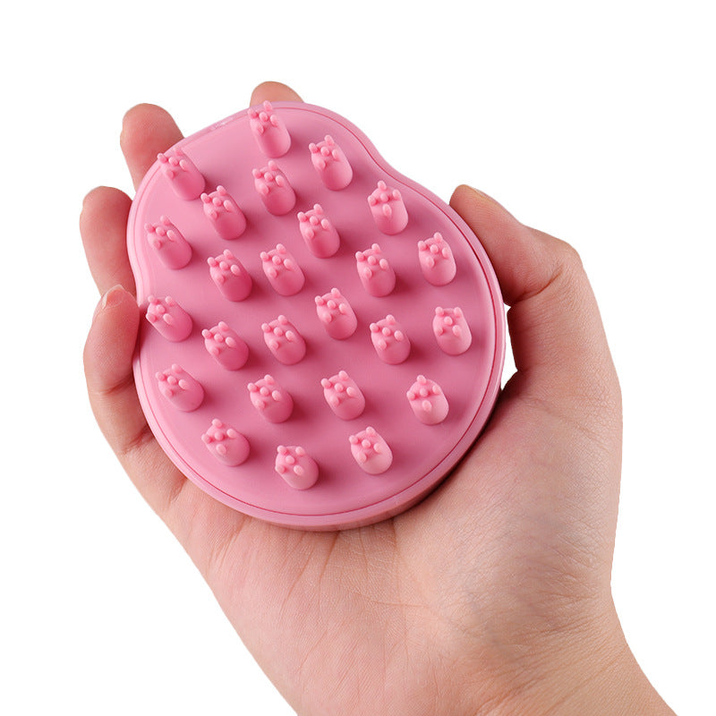 Beauty and hair care silicone comb