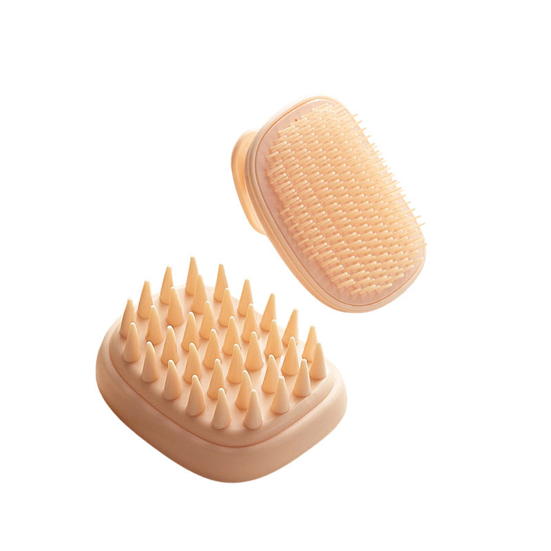 Hair cleaning brush, wet and dry shampoo comb