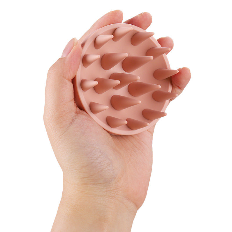 Scalp cleansing massage shampoo comb