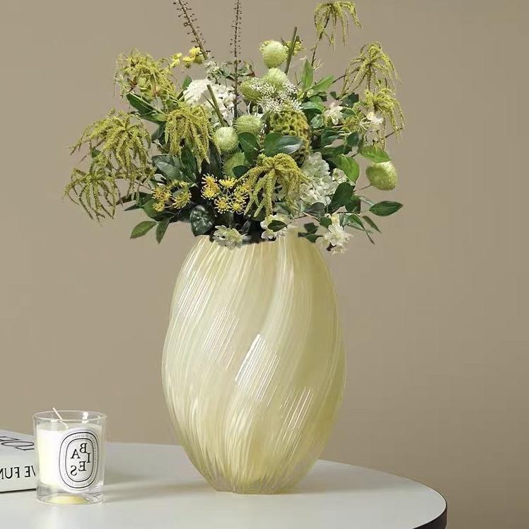 European Ins Style Glass Flower Vase Decor