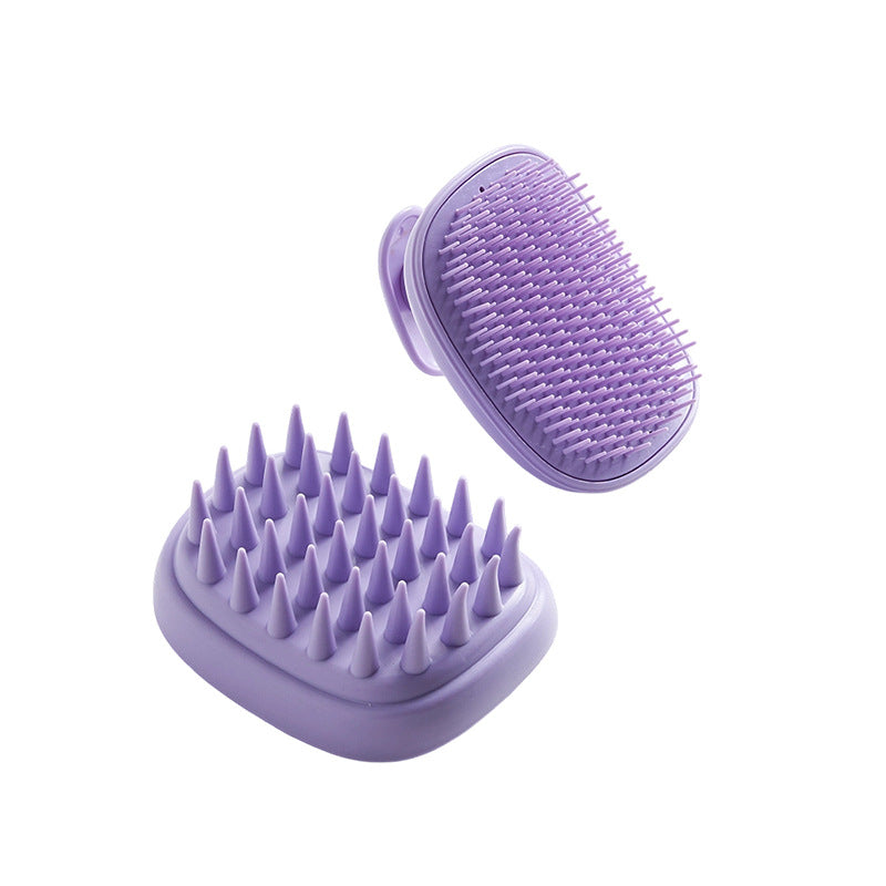 Hair cleaning brush, wet and dry shampoo comb