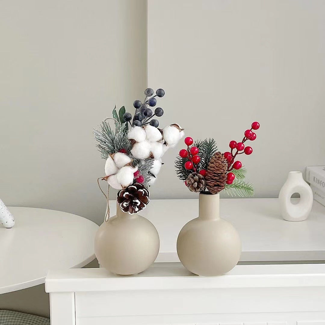 Wabi Sabi Ceramic Mini Flower Vase Decor