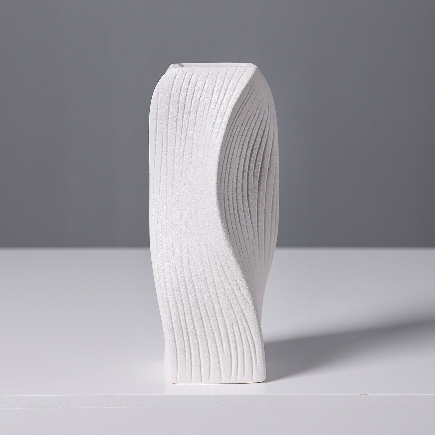 Nordic White Ceramic Flower Vase Home Decor